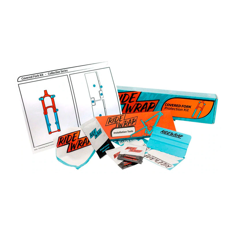 Protector para horquilla RIDEWRAP Covered Fork MTB Kit / Acabado Mate